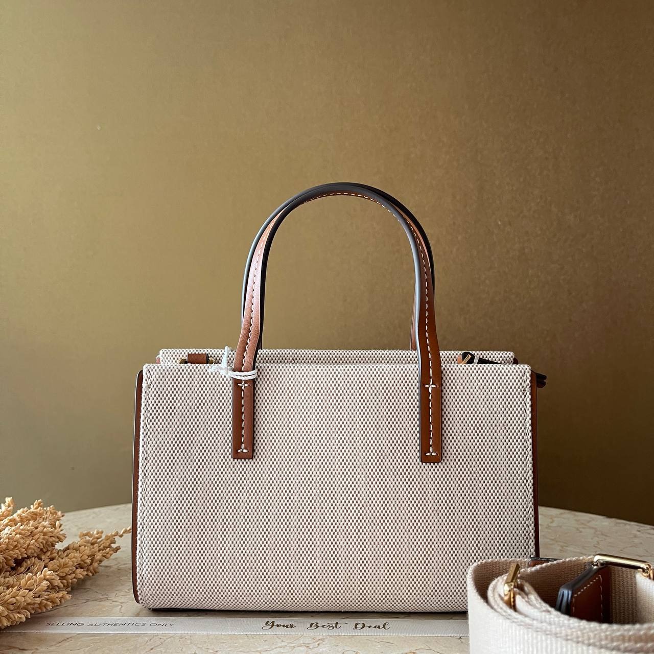 Tory Burch Blake Canvas Bucket Bag