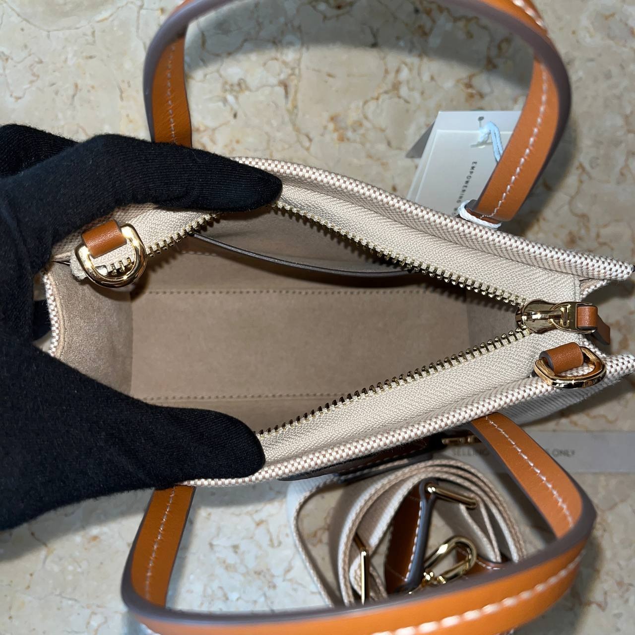 Tory Burch Blake Canvas Bucket Bag