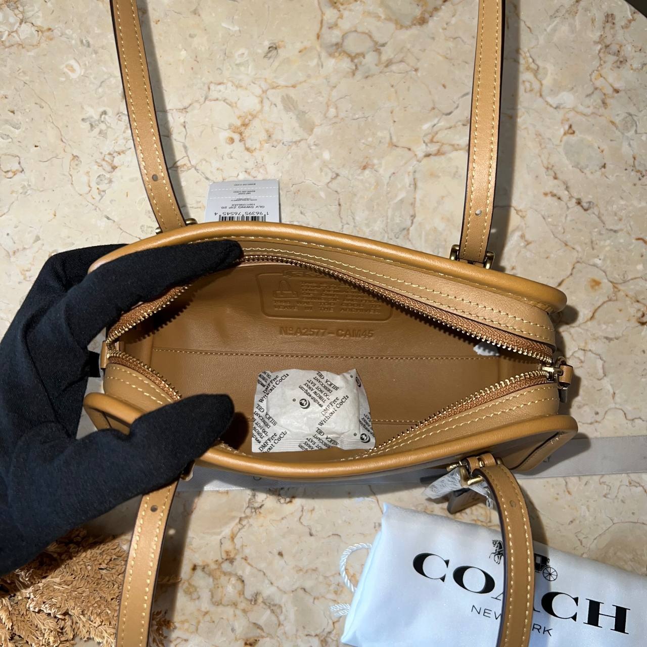 Coach Swing Zip Bag