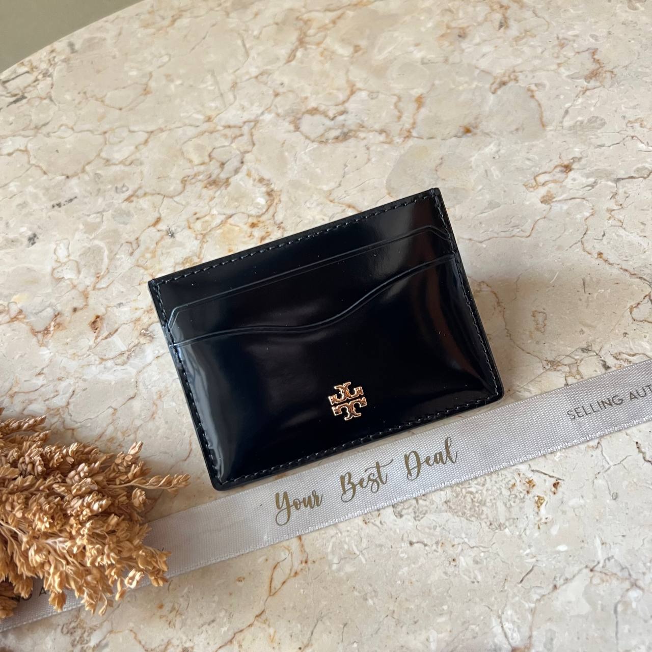 Tory Burch Emerson Smooth Slim Card Case