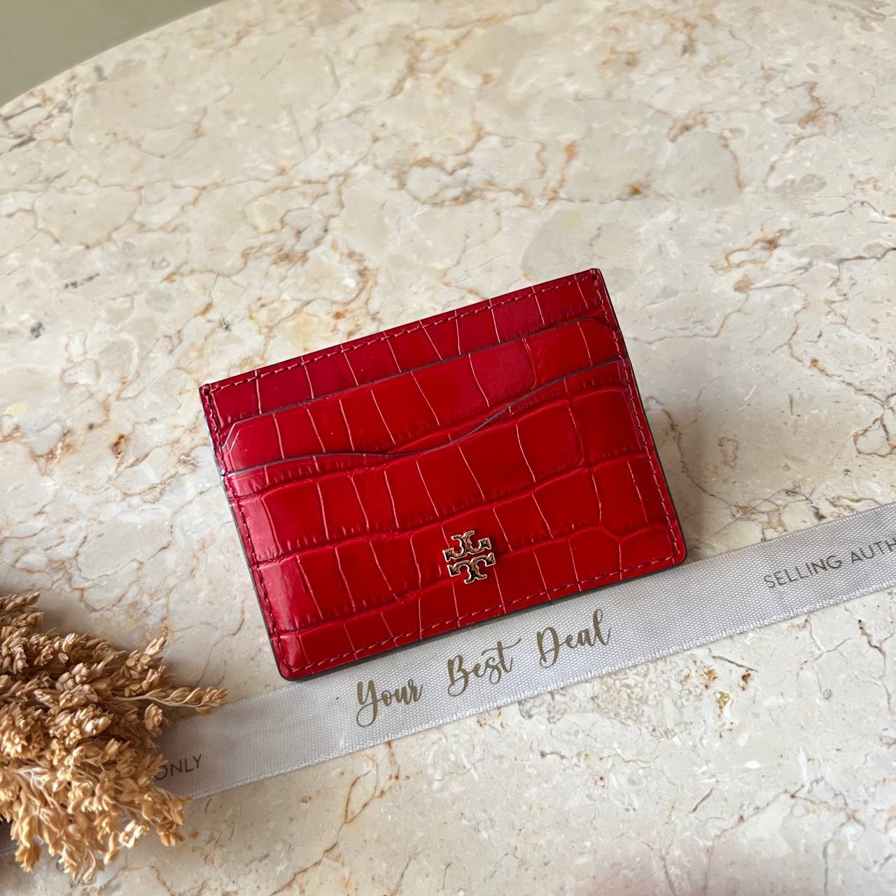 Tory Burch Emerson Smooth Slim Card Case