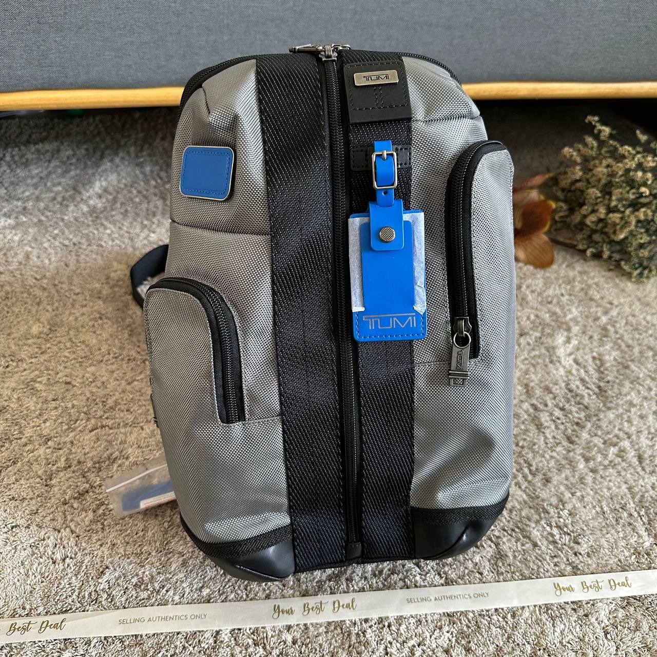Tumi Higgins Slingpack Grey List Blue 