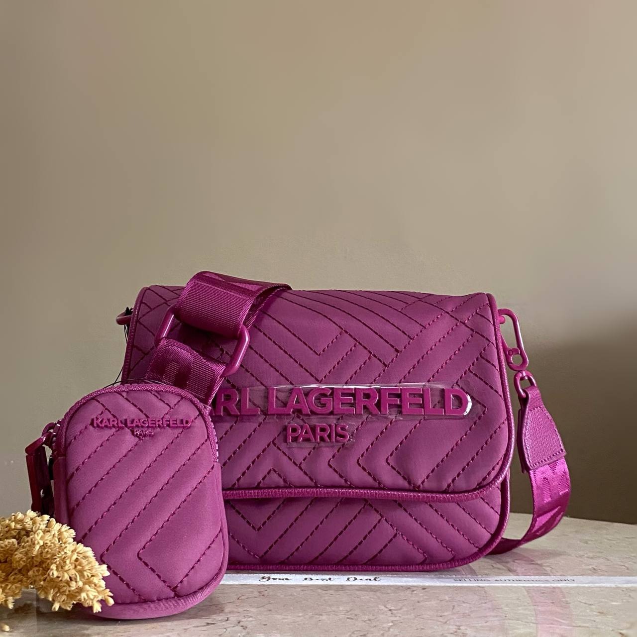 Karl Lagerfeld Voyage Nylon Crossbody