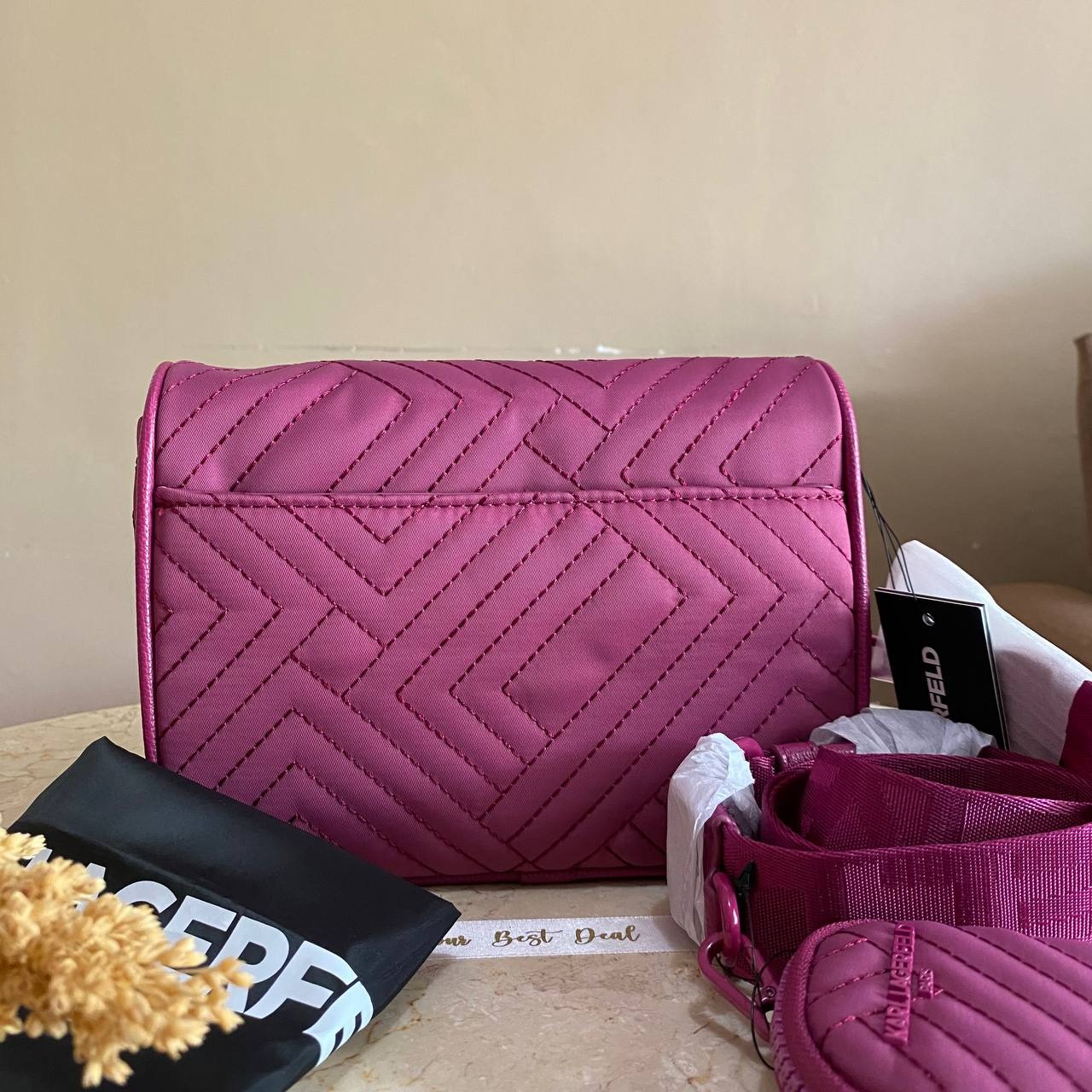Karl Lagerfeld Voyage Nylon Crossbody