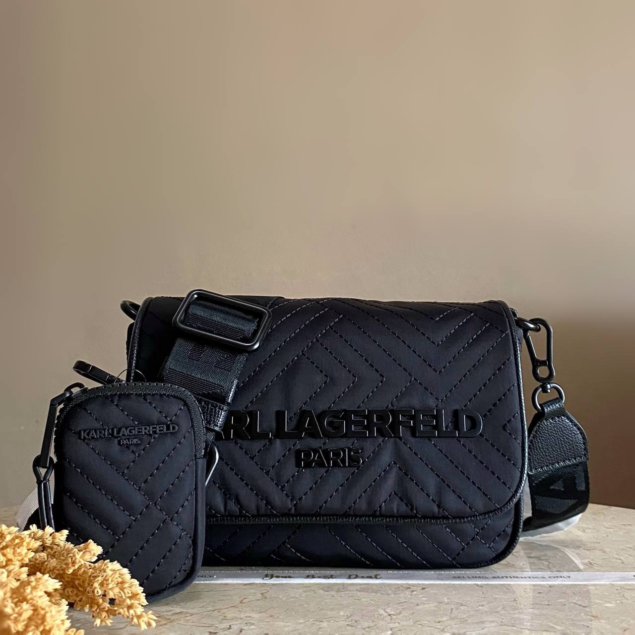 Karl Lagerfeld Voyage Nylon Crossbody