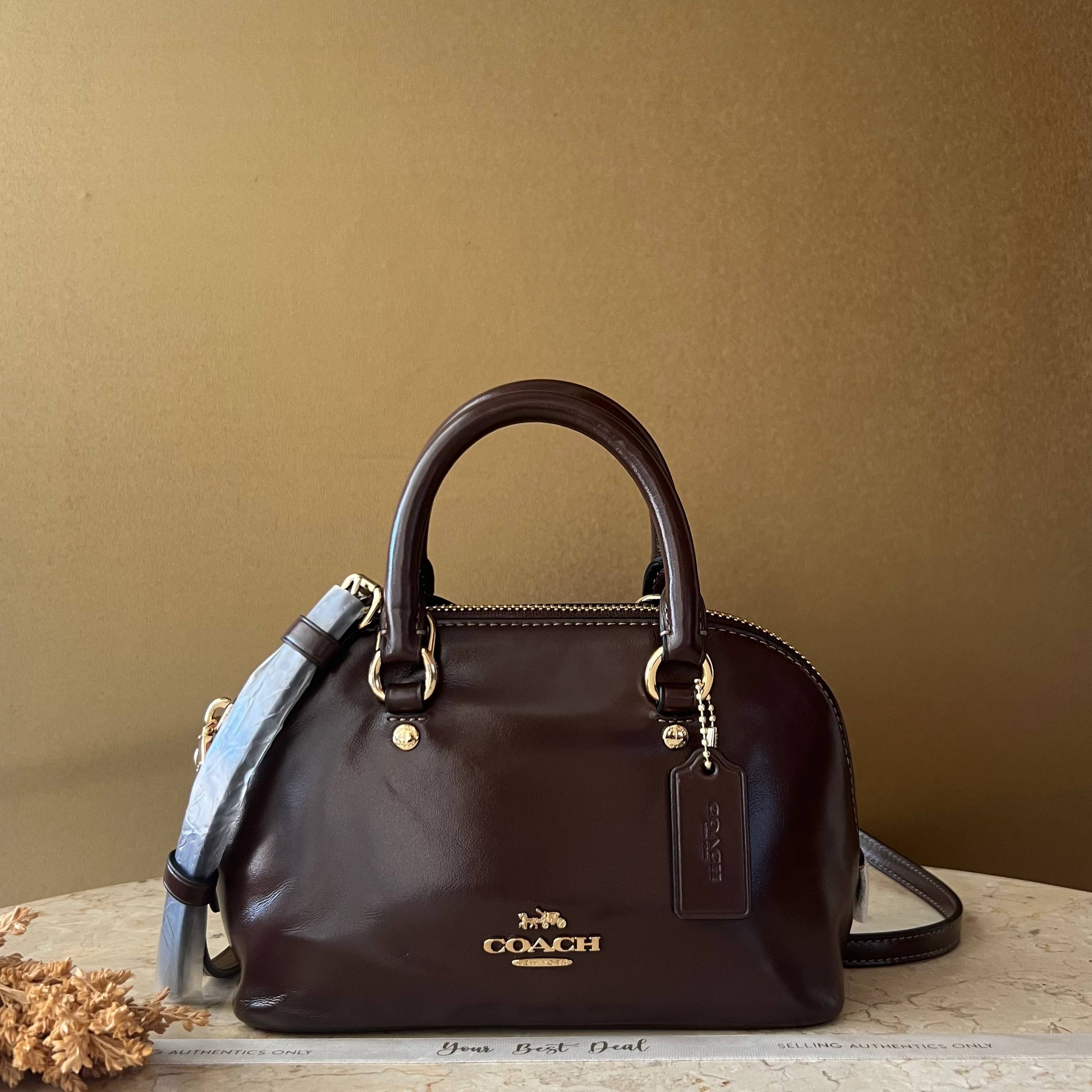 Coach Crinkle Lara Mini Satchel