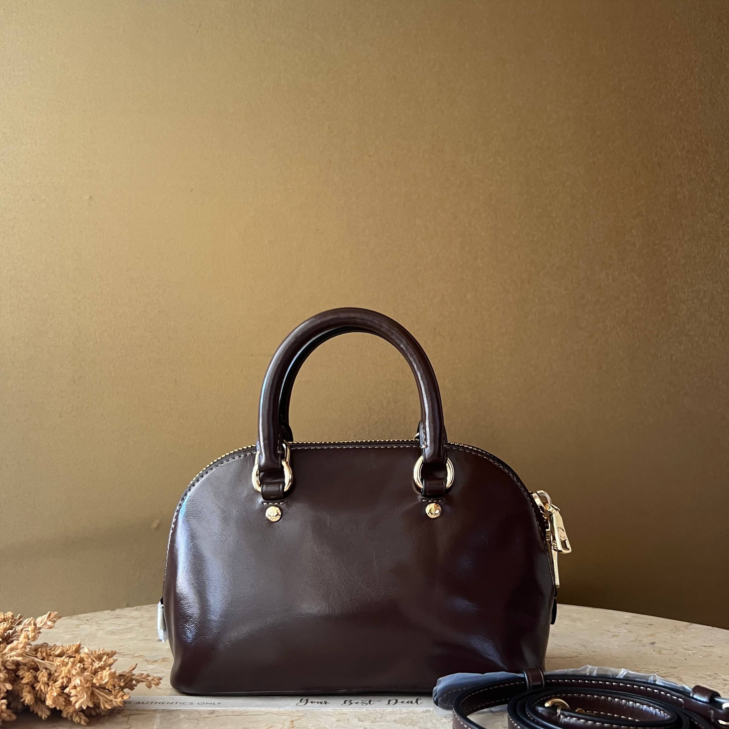 Coach Crinkle Lara Mini Satchel