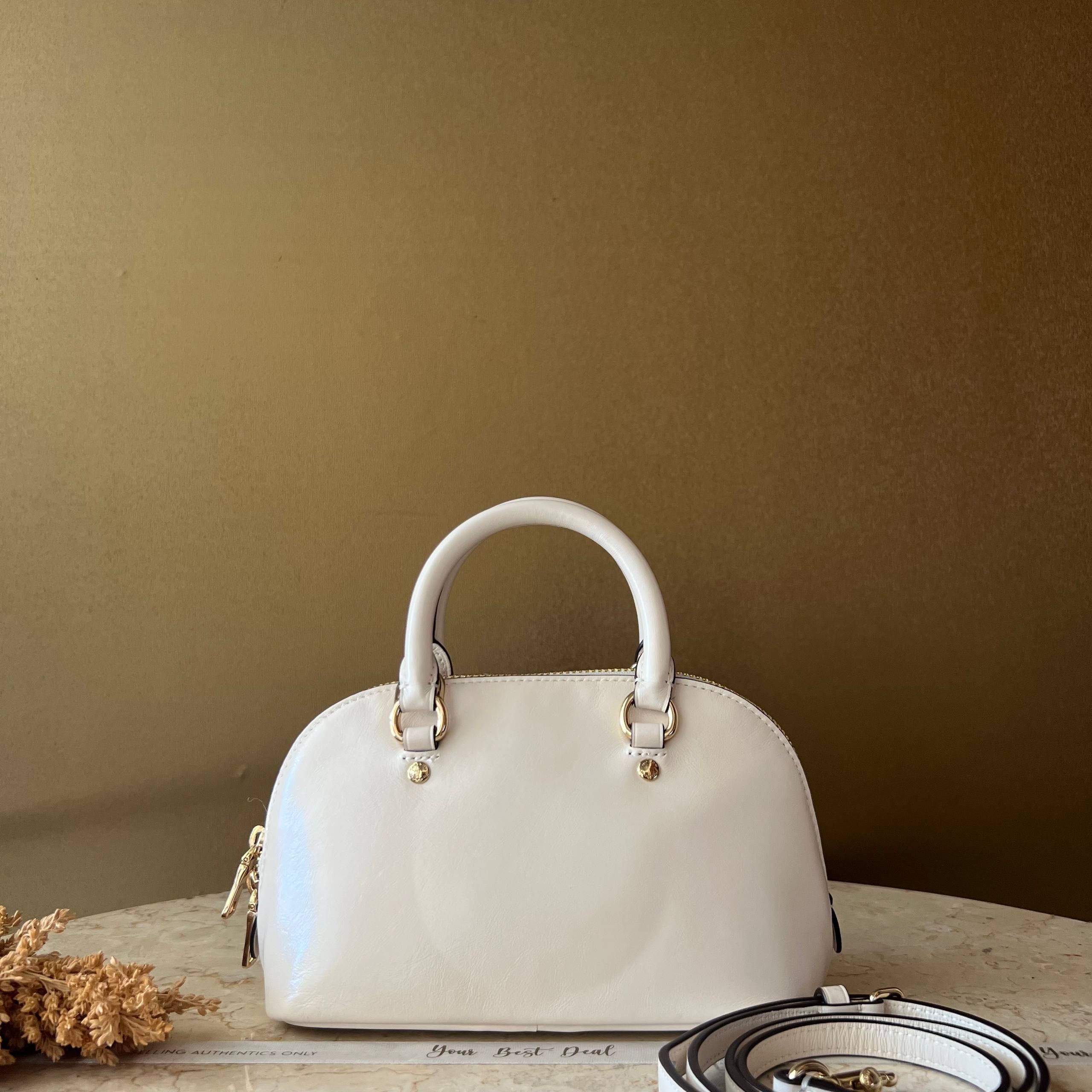 Coach Crinkle Lara Mini Satchel