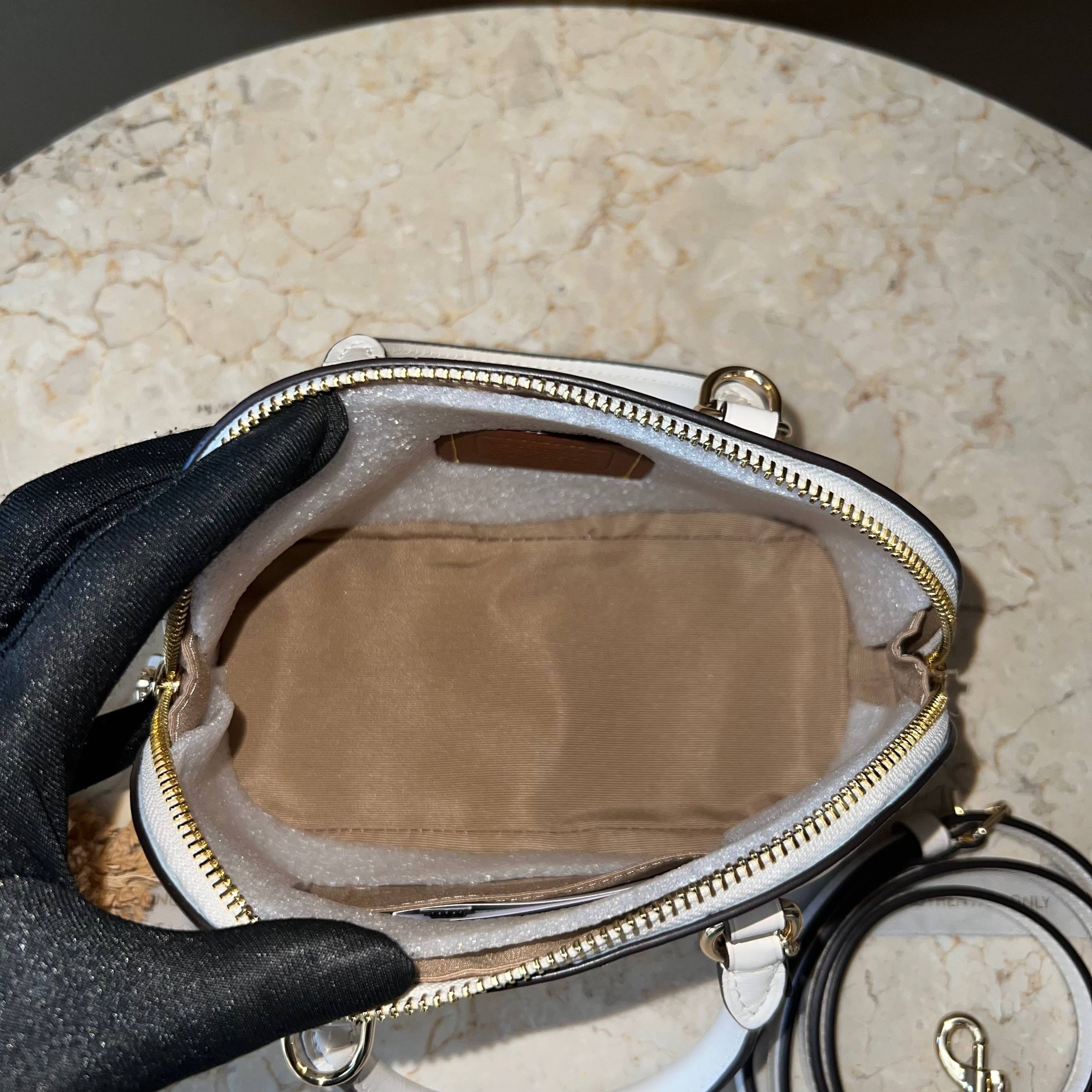 Coach Crinkle Lara Mini Satchel