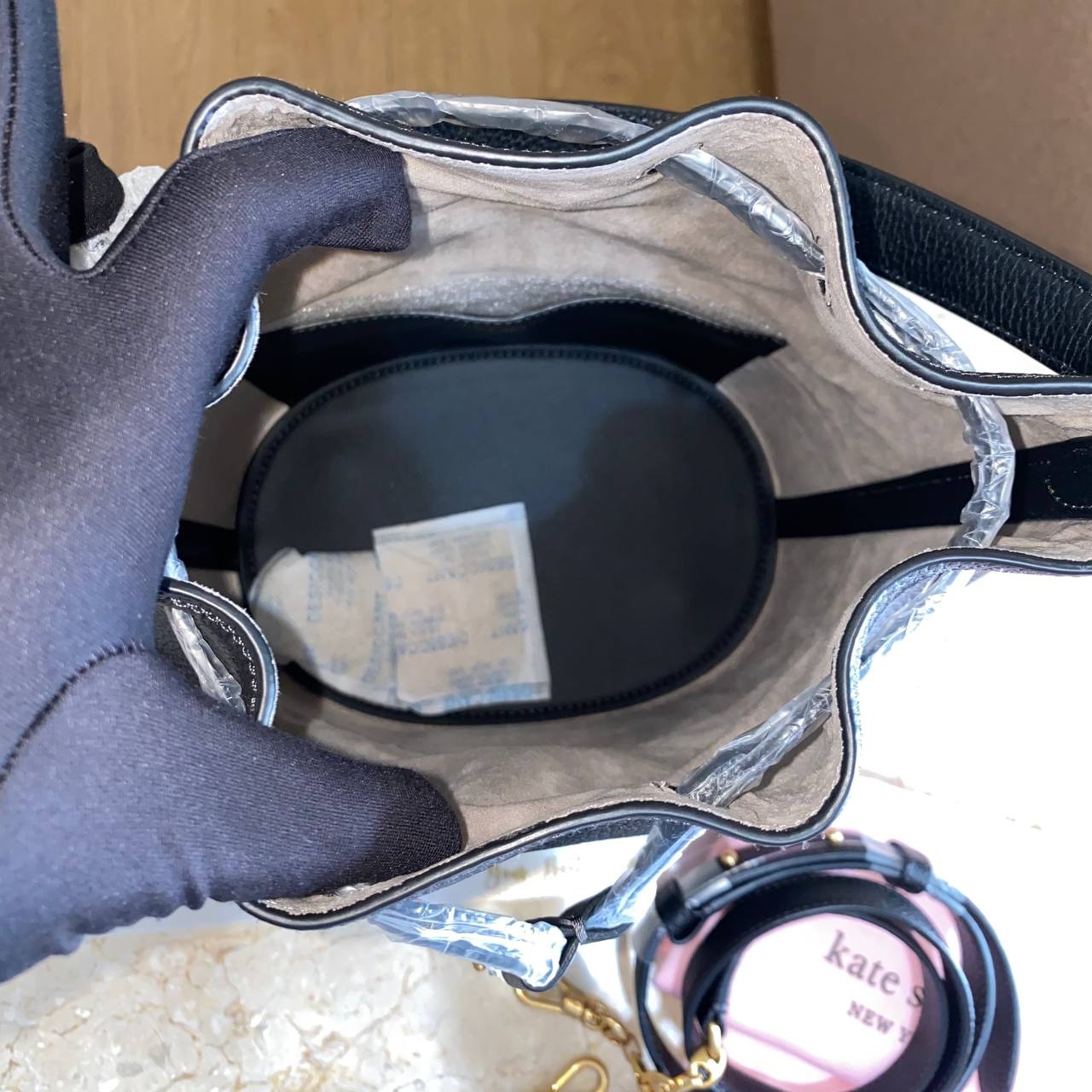 Kate Spade Gramercy Medium Bucket Bag Black 