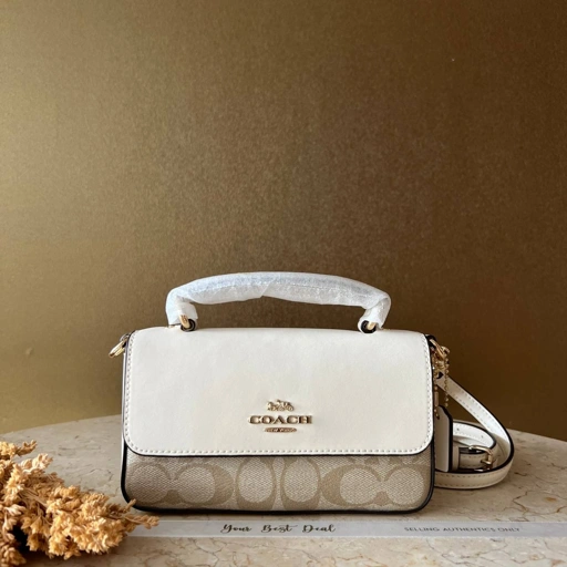 Image of Coach Signature Mini Josie Top Handle 