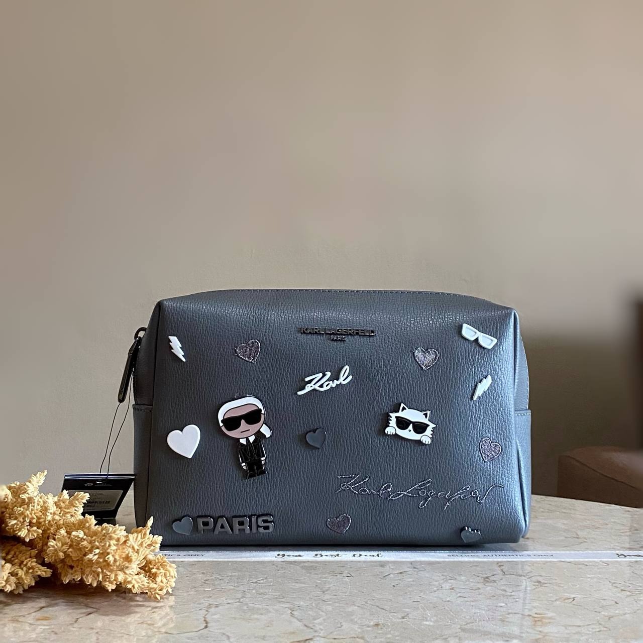 Karl Lagerfeld Cosmetic Case Cate Pins