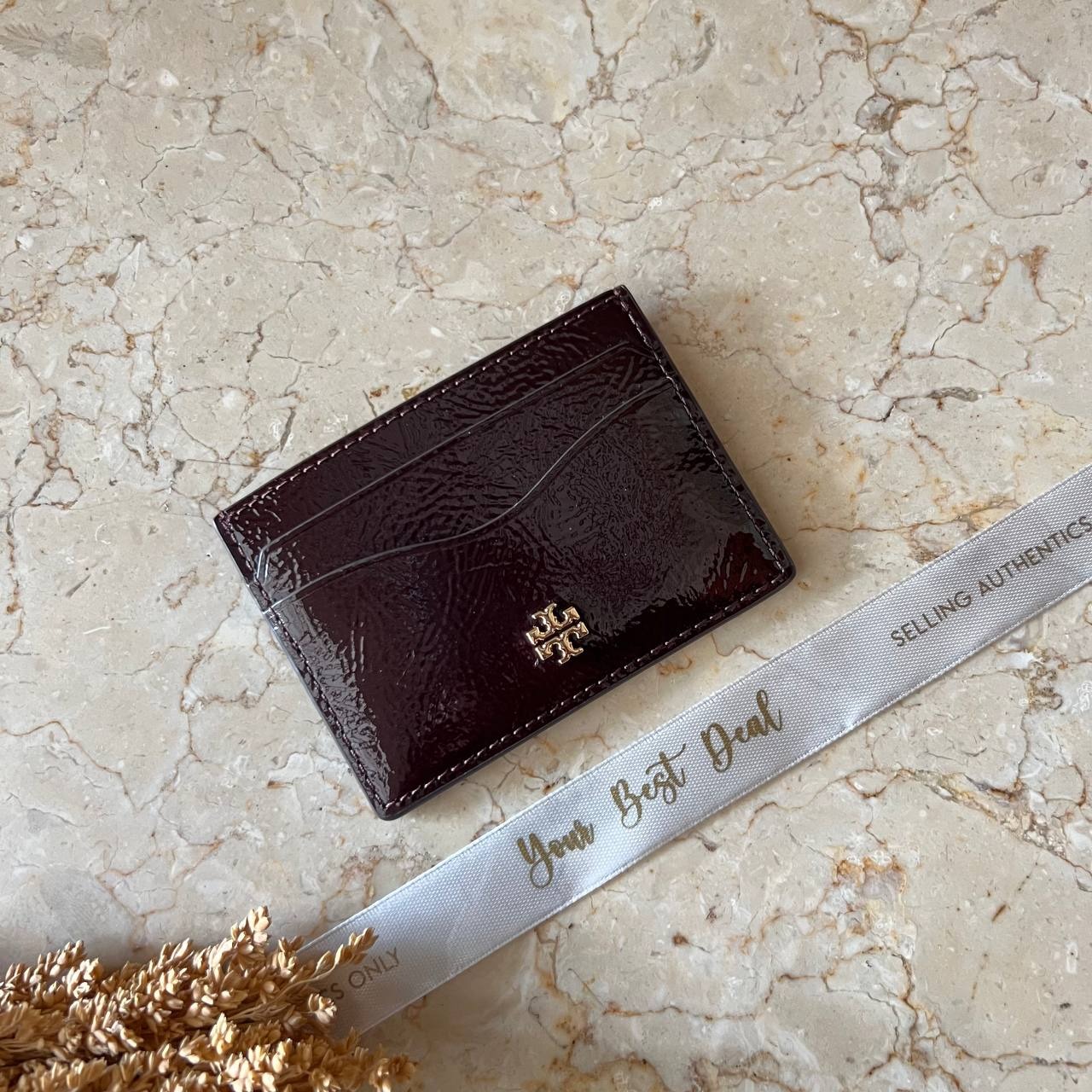 Tory Burch Emerson Crinkle Slim Card Case