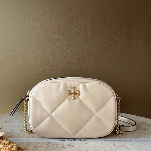 Image of Tory Burch Kira Diamond Quilt Camera Bag