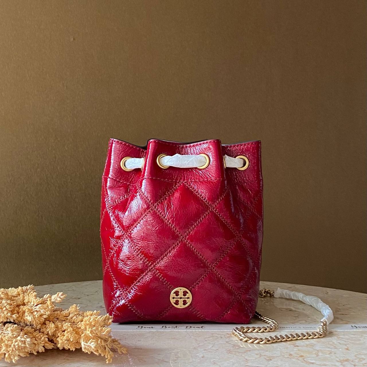 Tory Burch Willa Small Drawstring Bag
