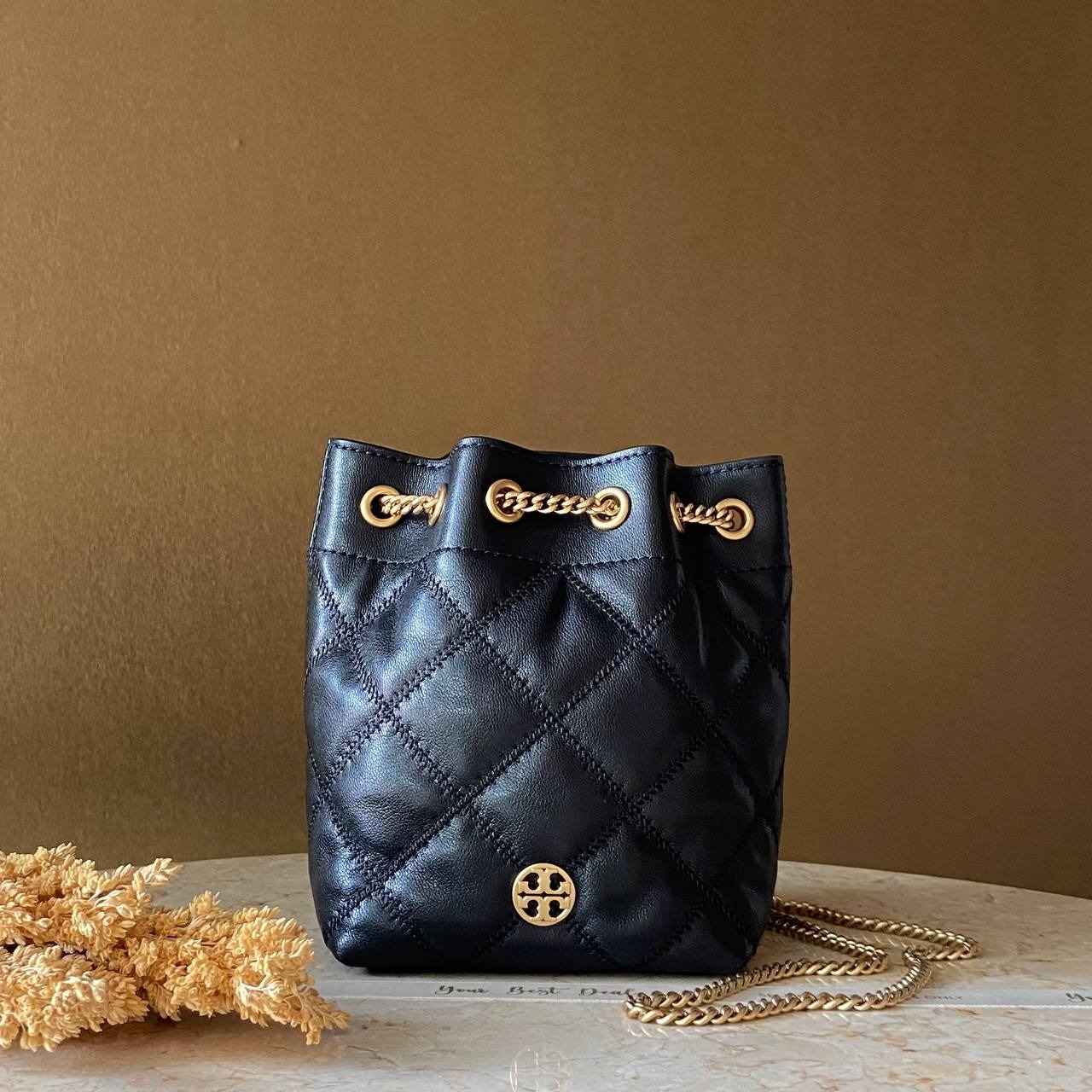Tory Burch Willa Small Drawstring Bag
