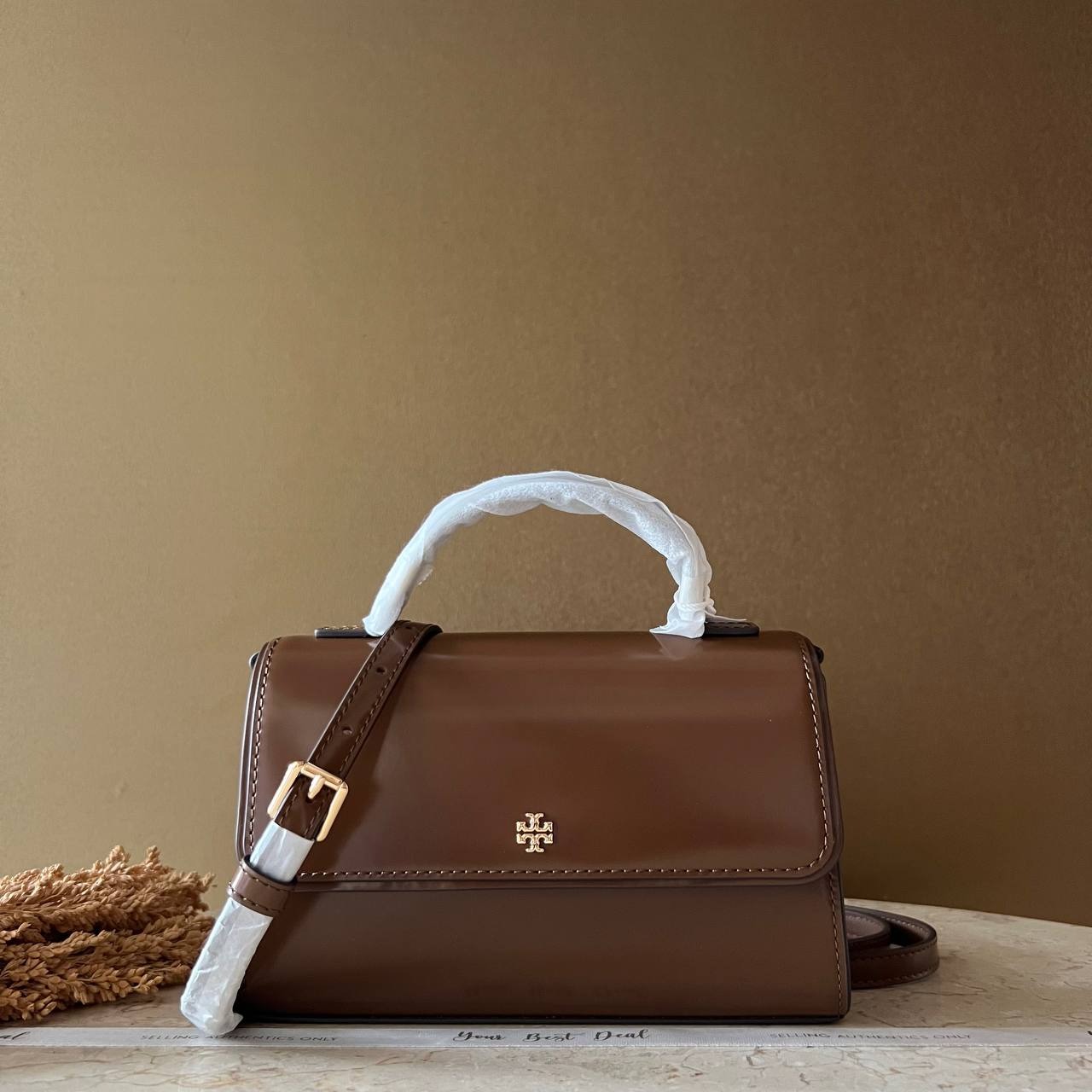 Tory Burch Emerson Smooth Mini Top Handle