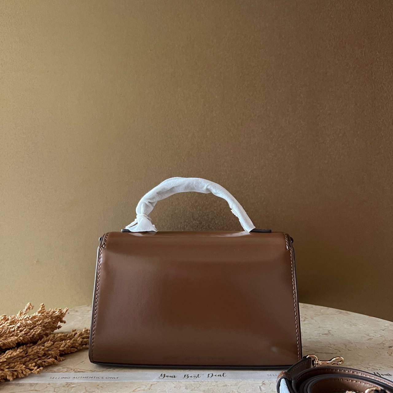 Tory Burch Emerson Smooth Mini Top Handle