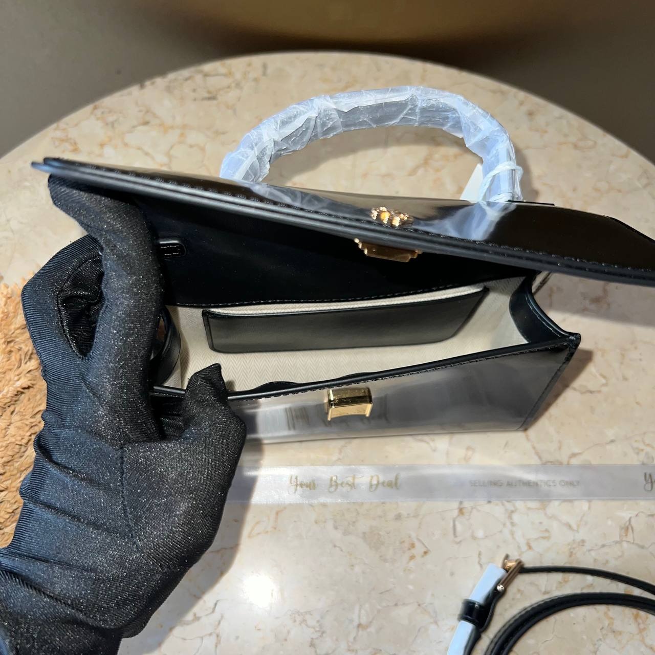 Tory Burch Emerson Smooth Mini Top Handle