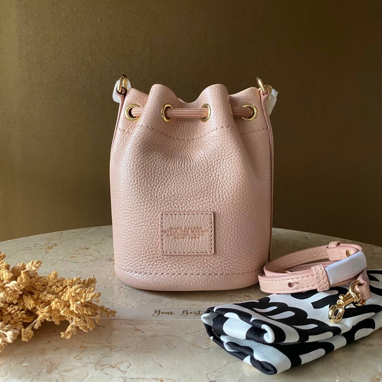 Marc Jacob The Leather Mini Bucket Bag 