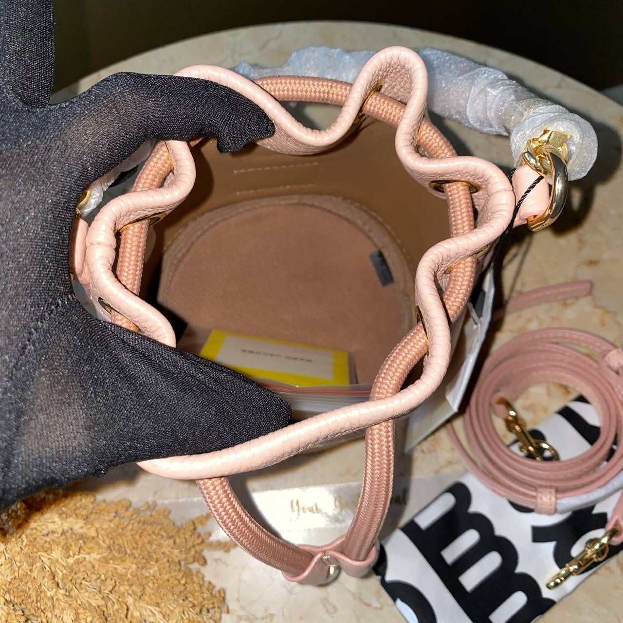 Marc Jacob The Leather Mini Bucket Bag 