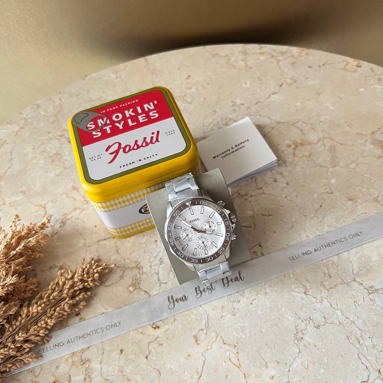 Fossil BQ2490 Bannon Multifunction Stainless Steel Watch
