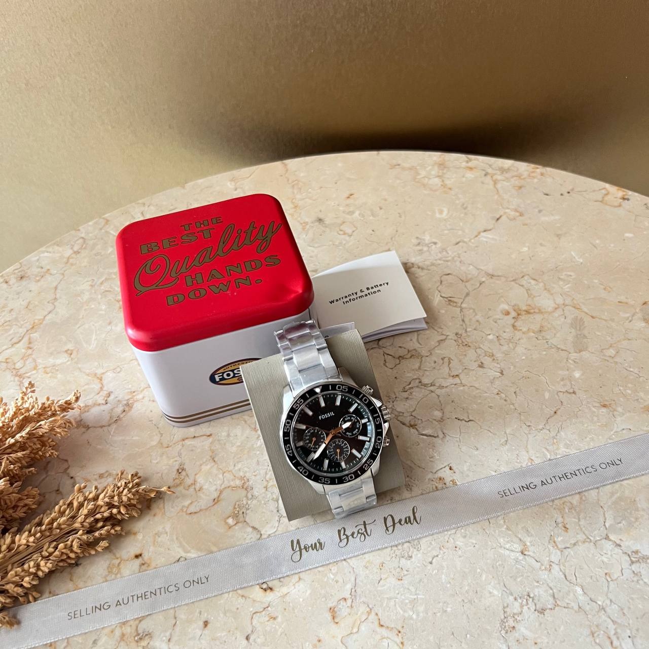 Fossil BQ2492 Bannon Multifunction Stainless Steel Watch