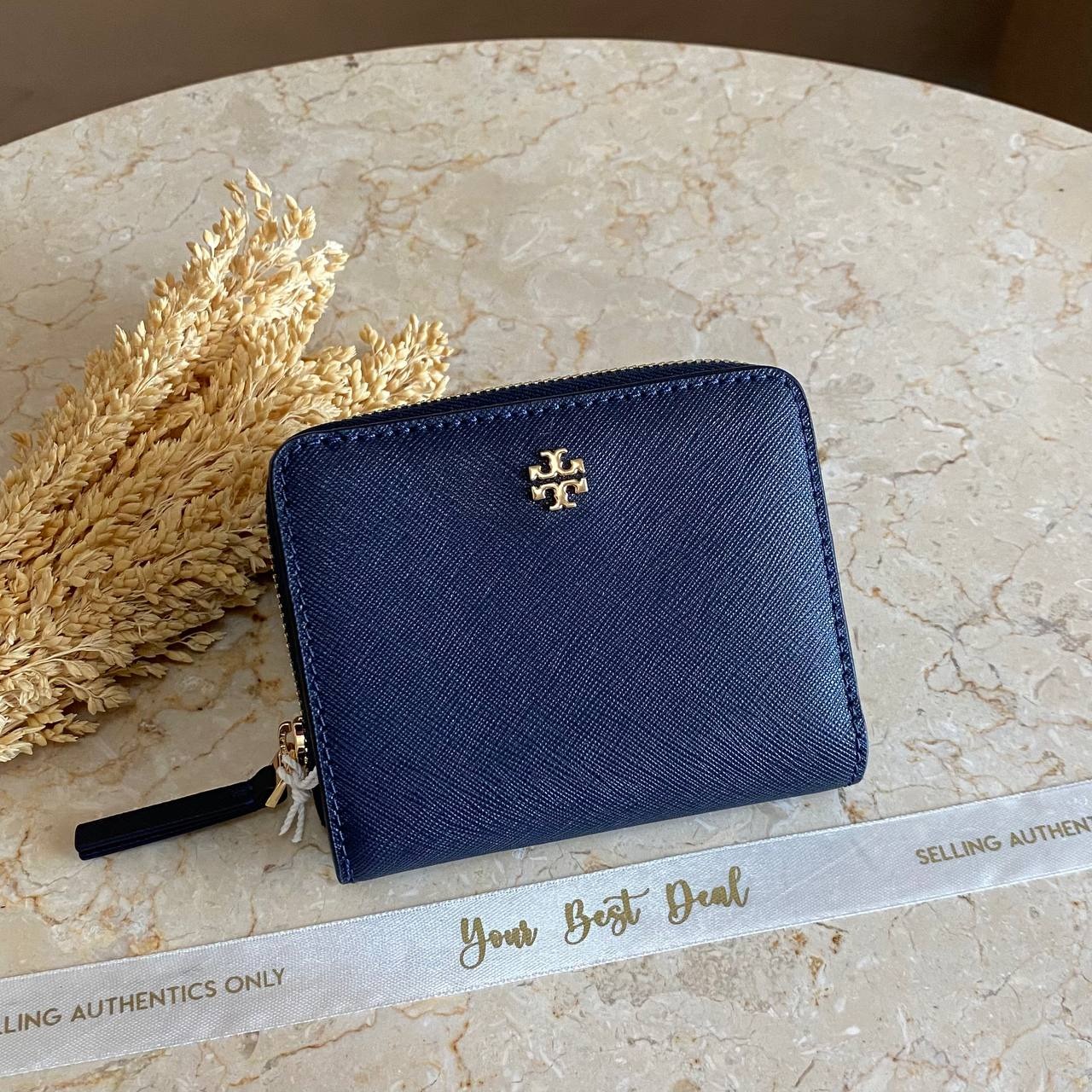 Tory Burch Emerson Mini Wallet Tory Navy
