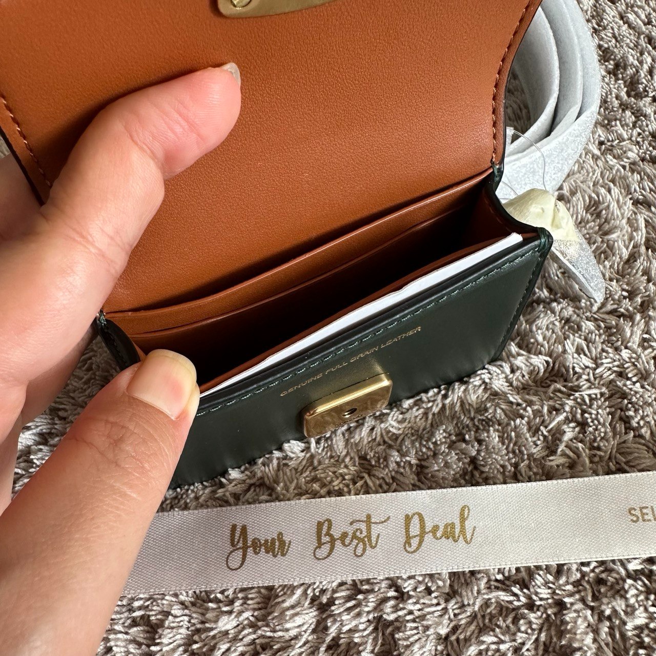 Coach Bandit Card Case Belt Bag Amazon Green 