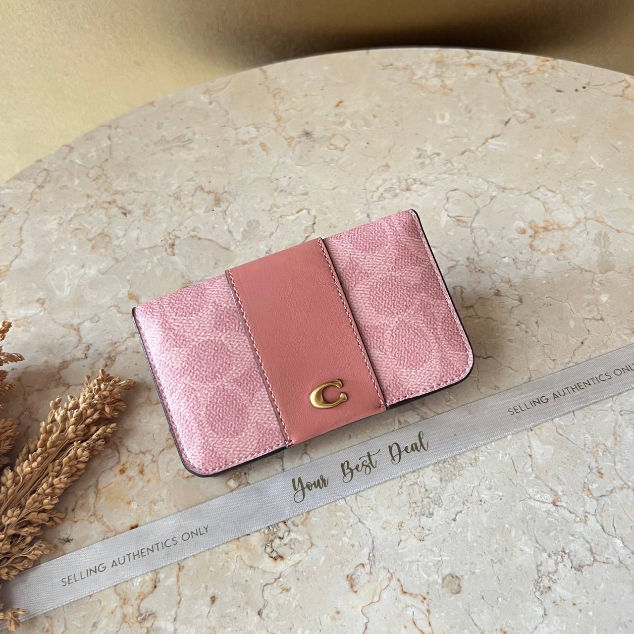 Coach Signature Essential Slim Card Case