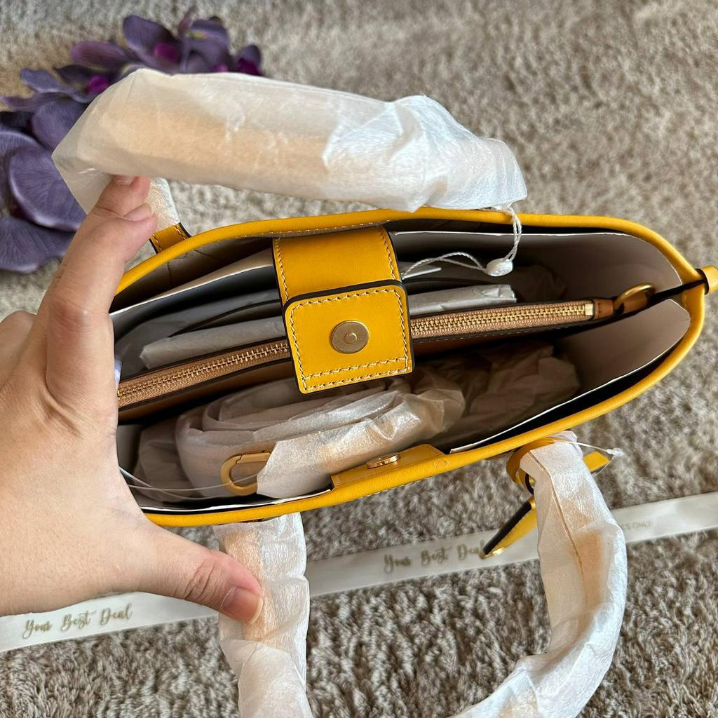Tory Burch Perry Monogram Jacquard Small Triple Compartment