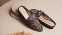 Coach Irene Mules Jacquard Brown