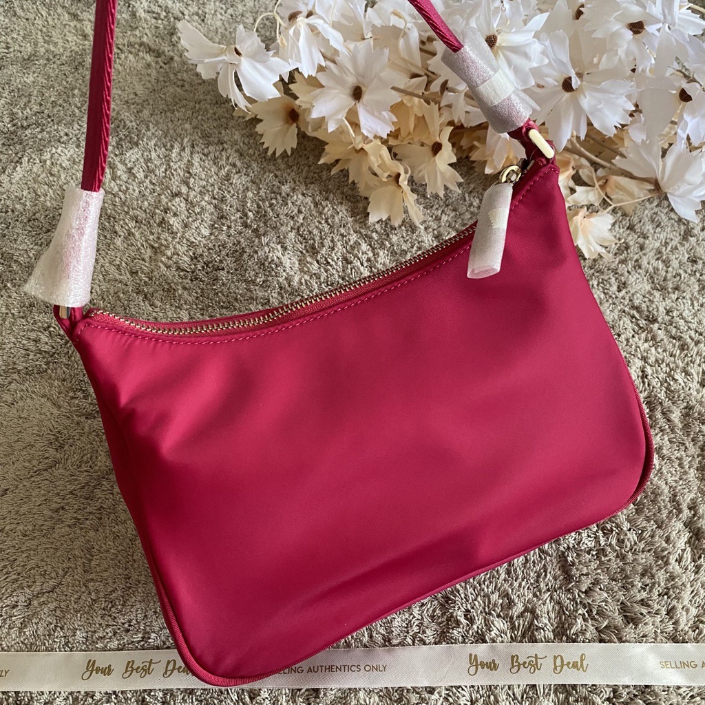 Kate Spade Sam Nylon Shoulder Bag Vermilion
