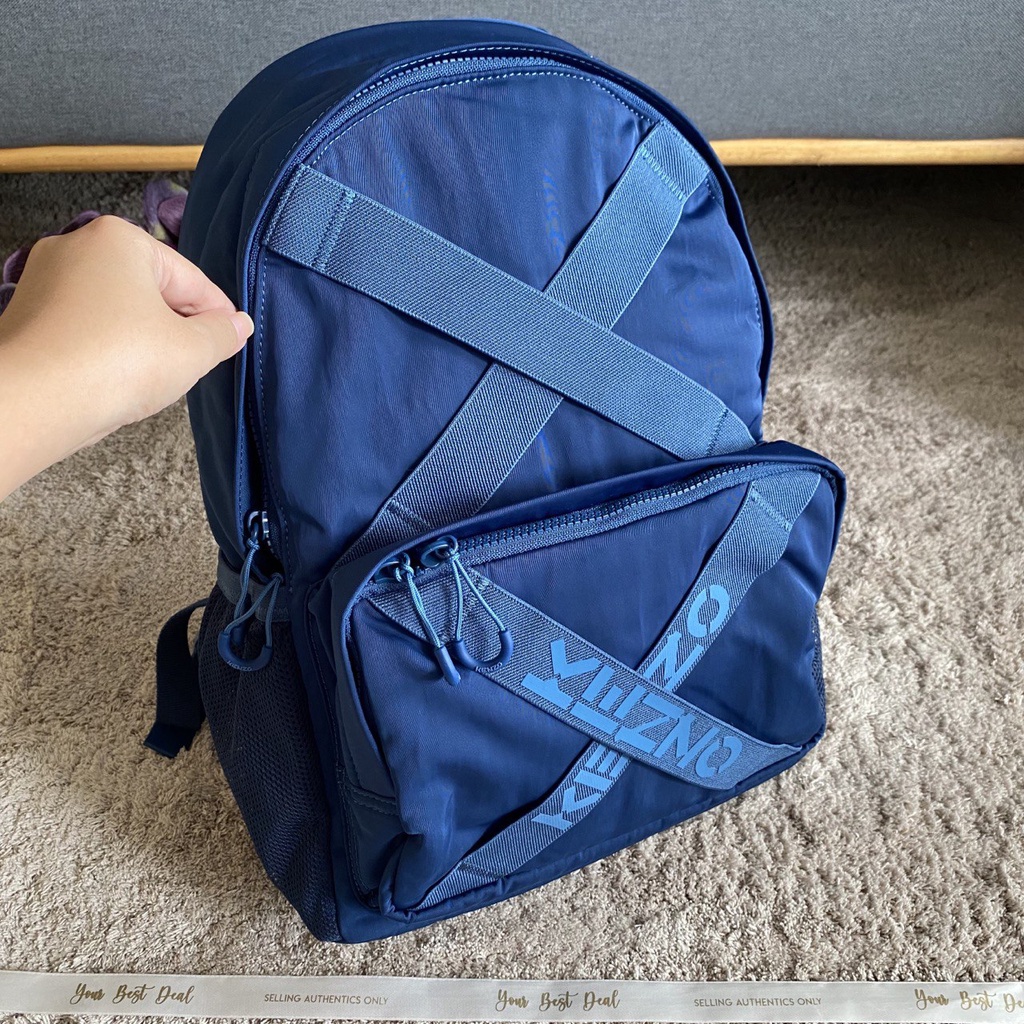 Kenzo sport logo backpack Blue