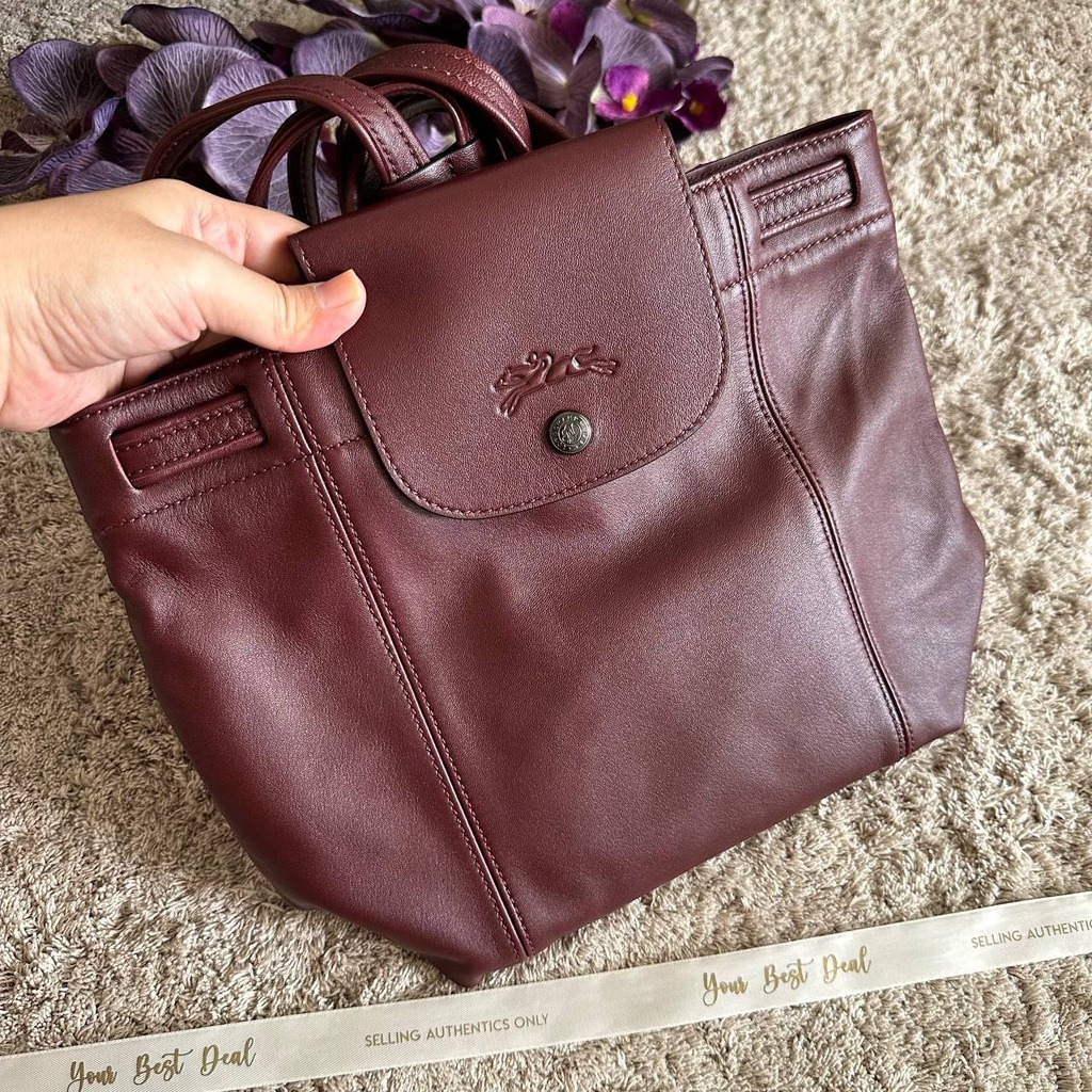 Long Champ Xc Backpack Le Pliage Cuir