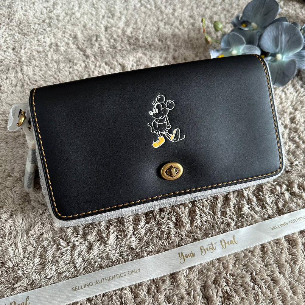 Coach Dinky X Disney Crossbody Black