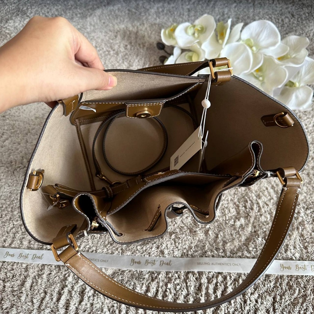 Tory Burch McGraw Monogram Jacquard Draw Satchel