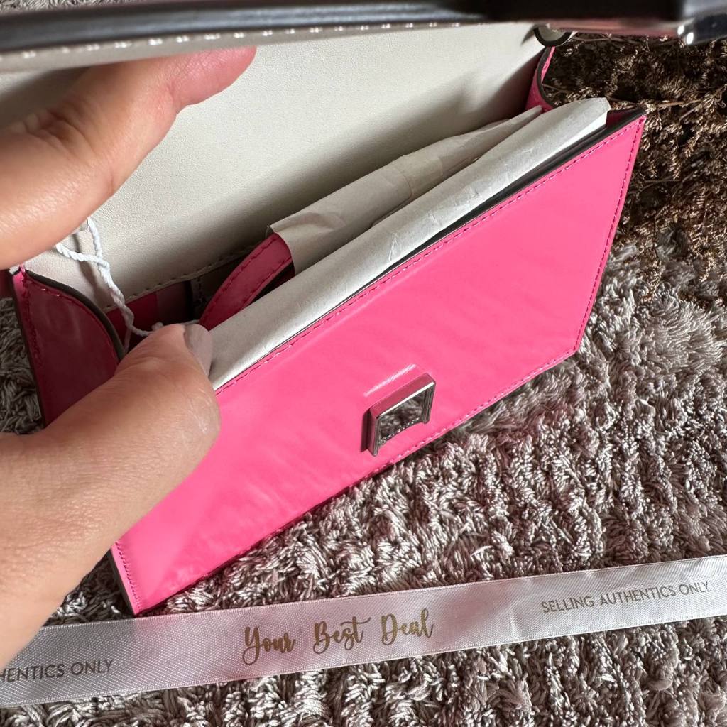 Tory Burch Bon Bon Mini Top Handle Watermelon Pink
