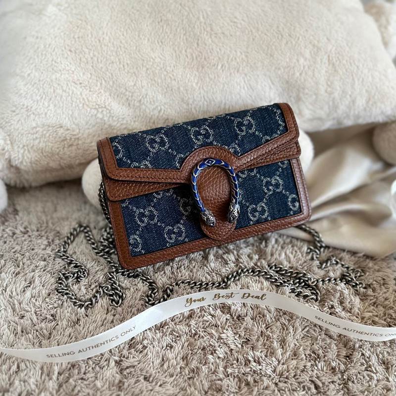 Gucci Dionysus Super Mini Denim
