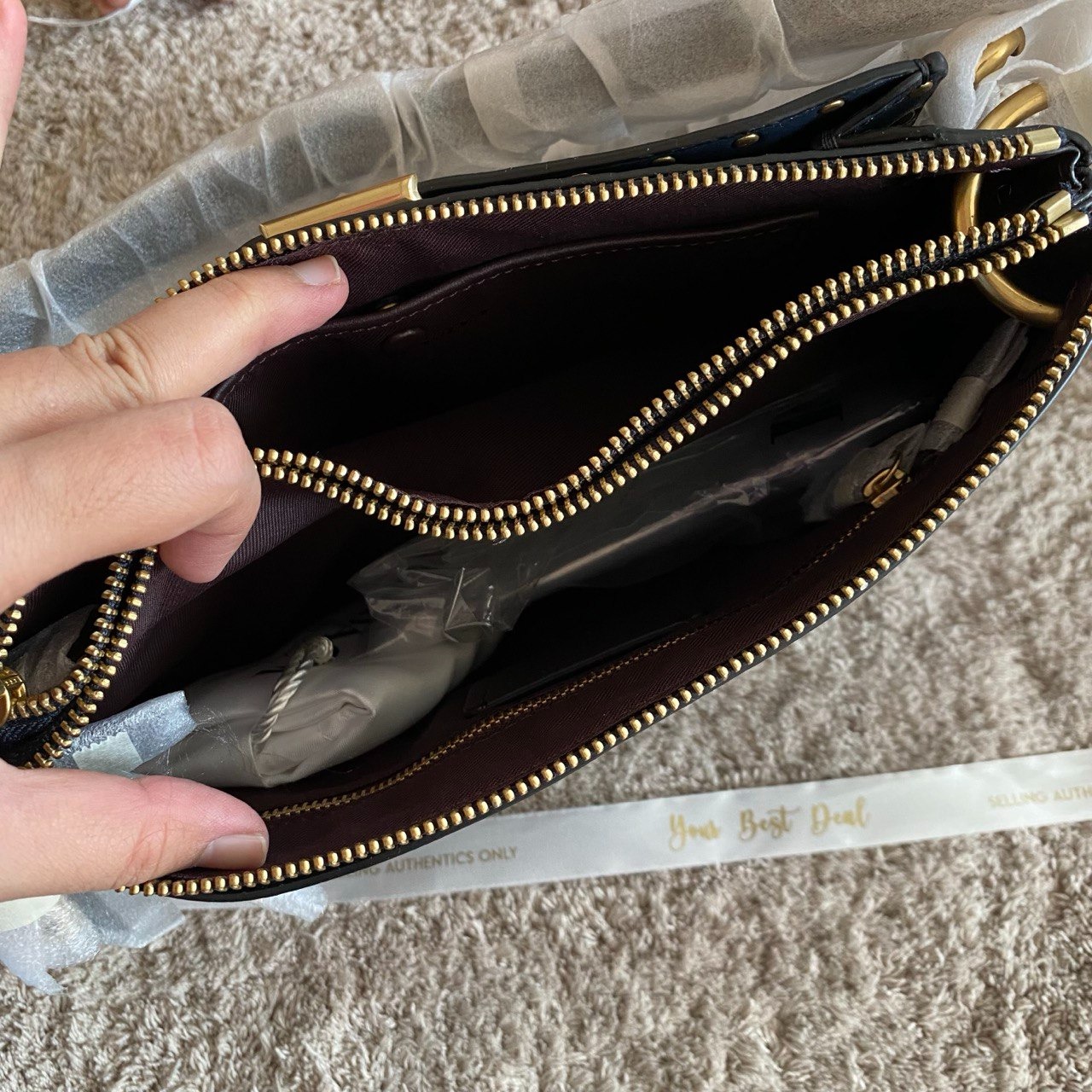 Coach Dreamer Shoulder Bag Midnight navy