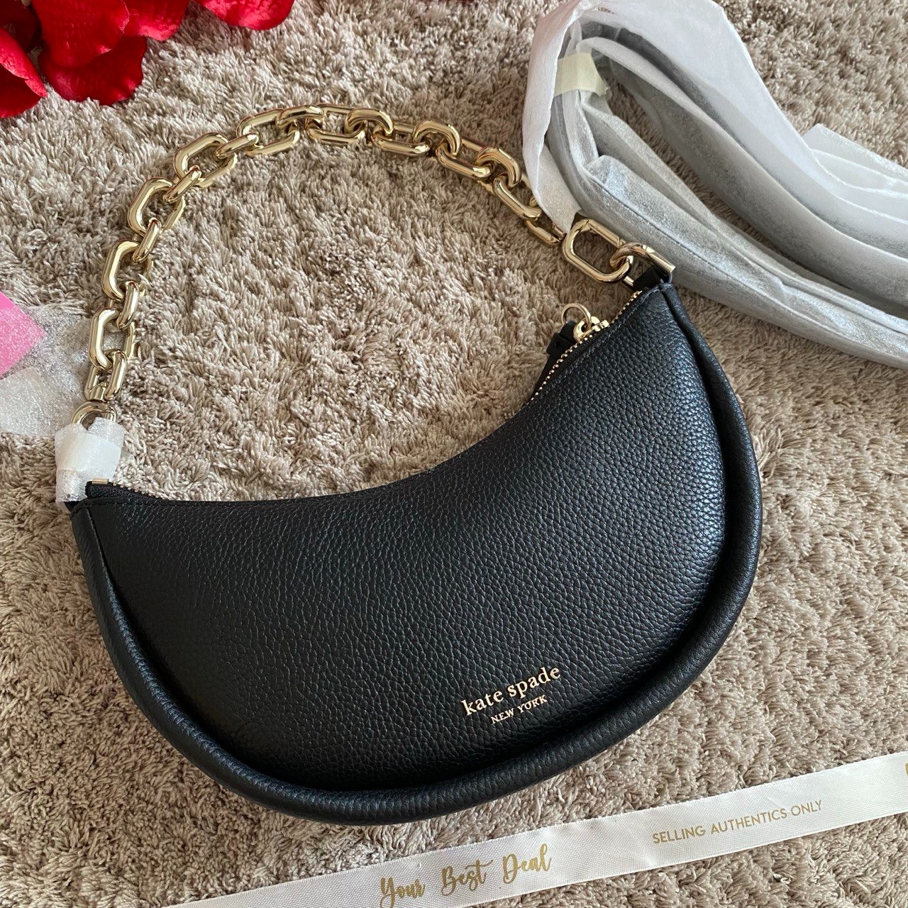 Kate Spade Smile Small Shoulder Bag Black