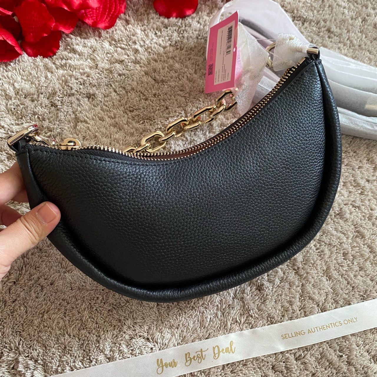 Kate Spade Smile Small Shoulder Bag Black