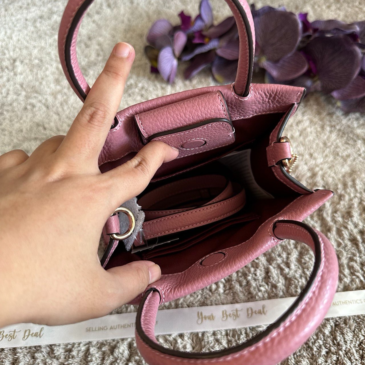 Coach Mini Cally Crossbody True Pink