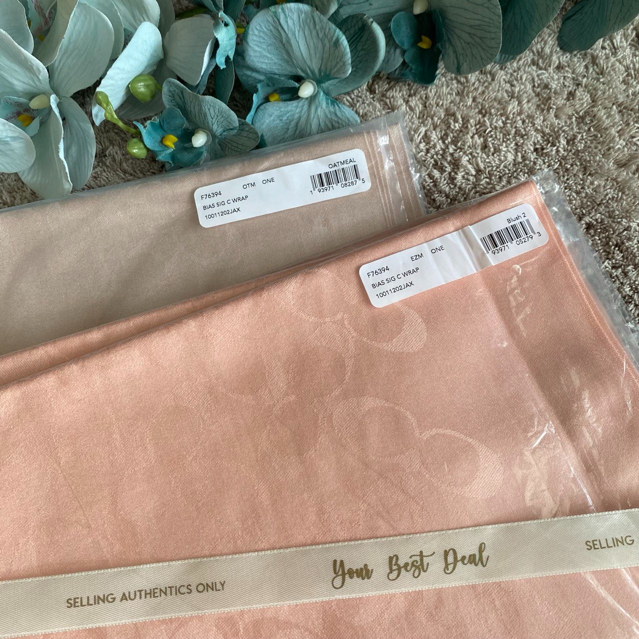 Coach Sig Scarf & Coach Silk Skinny Scarf