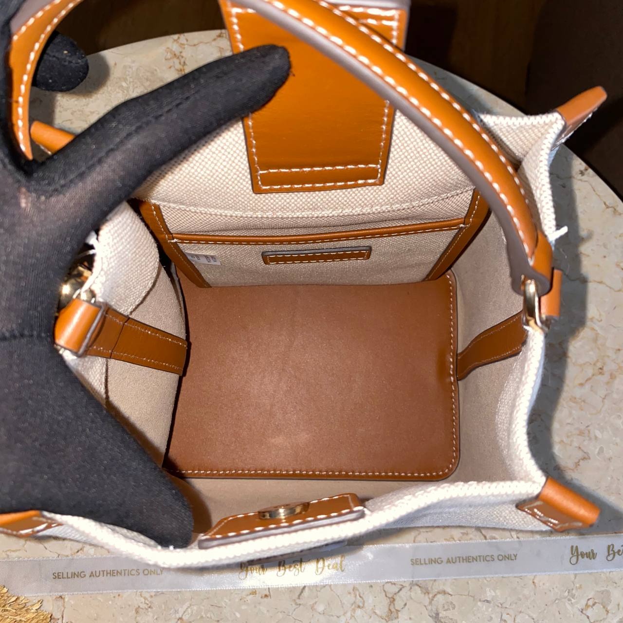 Tory Burch Blake Canvas Bucket Bag