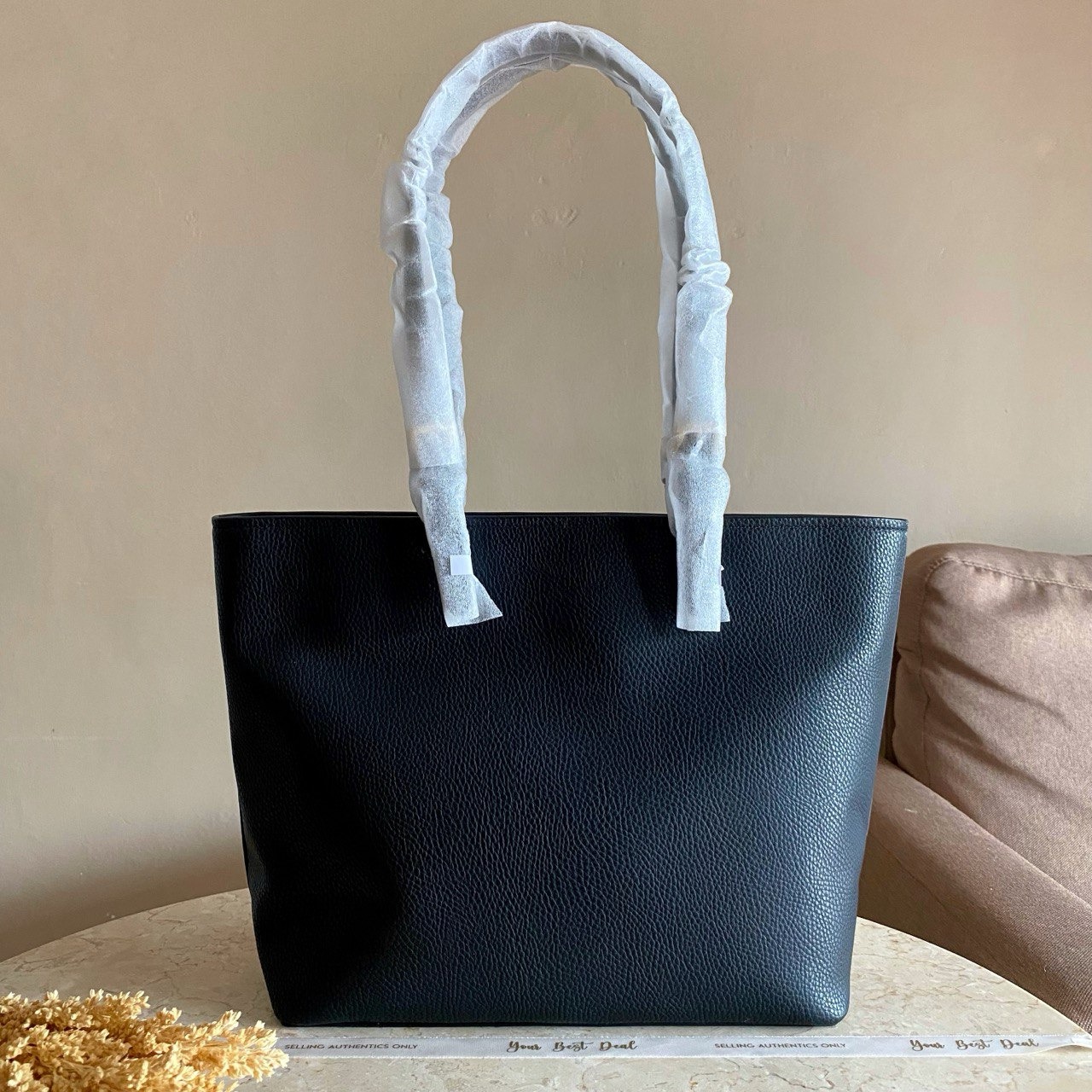 Michael Kors Jet Set Travel Medium Double Pocket Tote Black