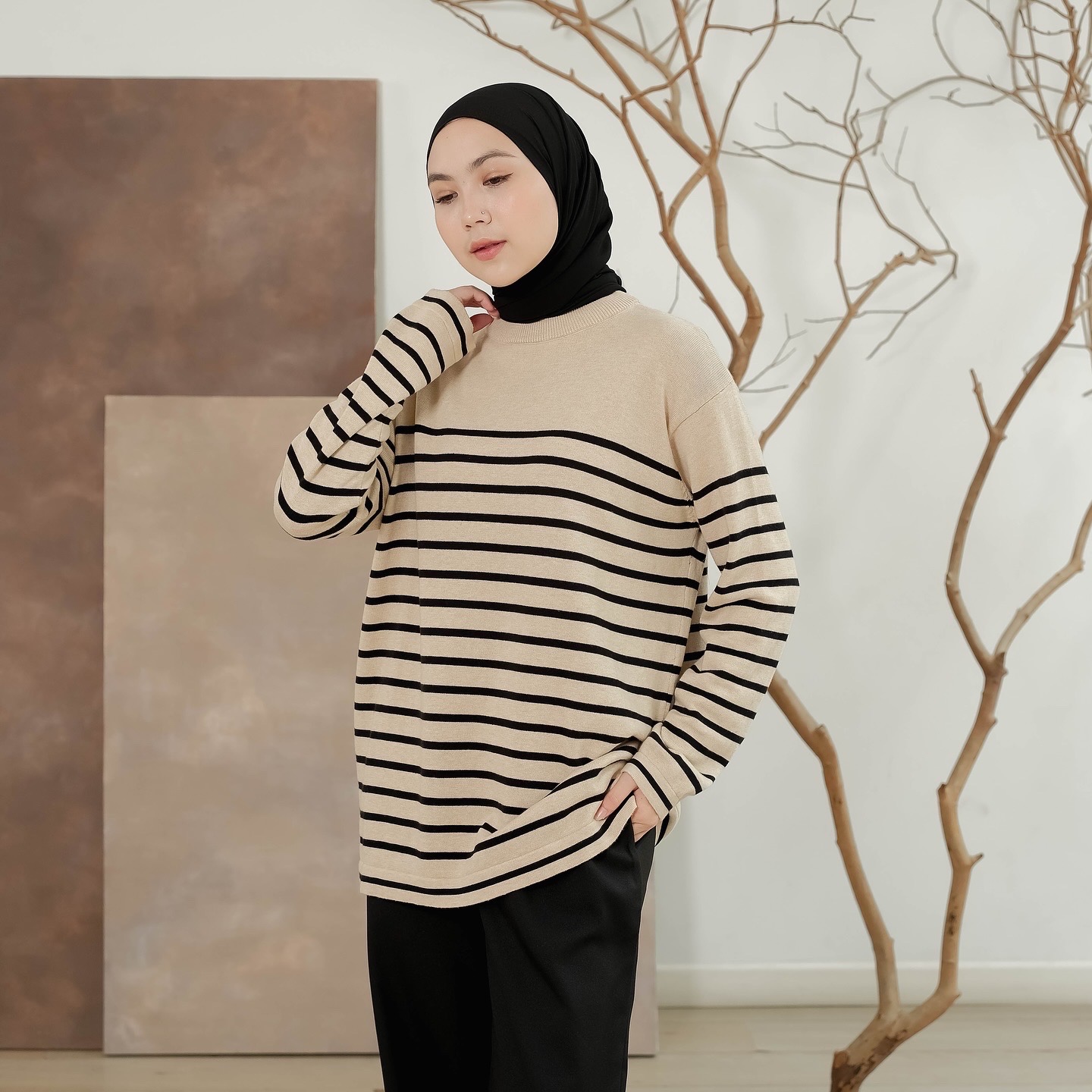 NADA KNIT TOP - CREAM
