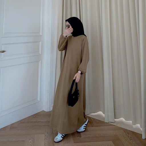 Image of MOA DRESS - DARK OLIVE