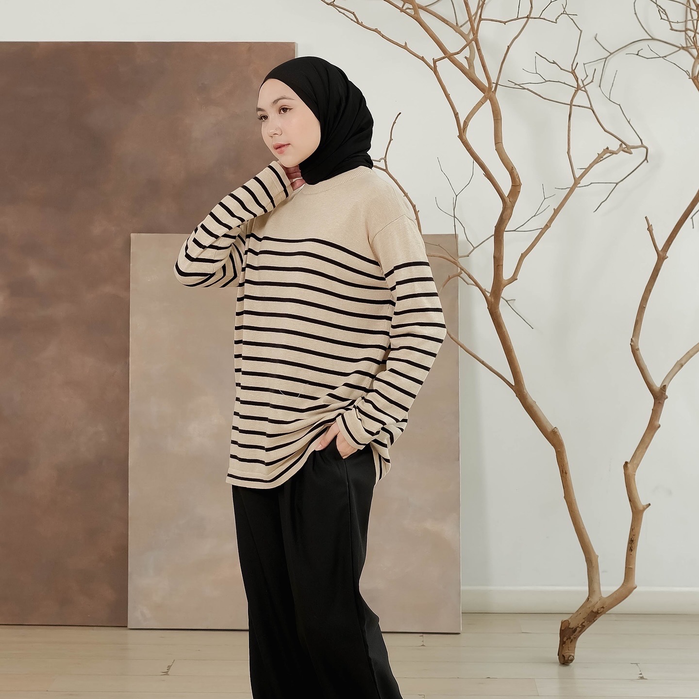 NADA KNIT TOP - CREAM