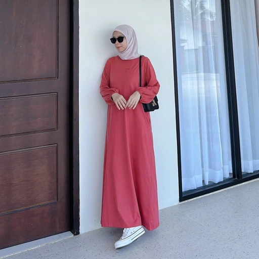Image of MOA DRESS - BLUSH RED